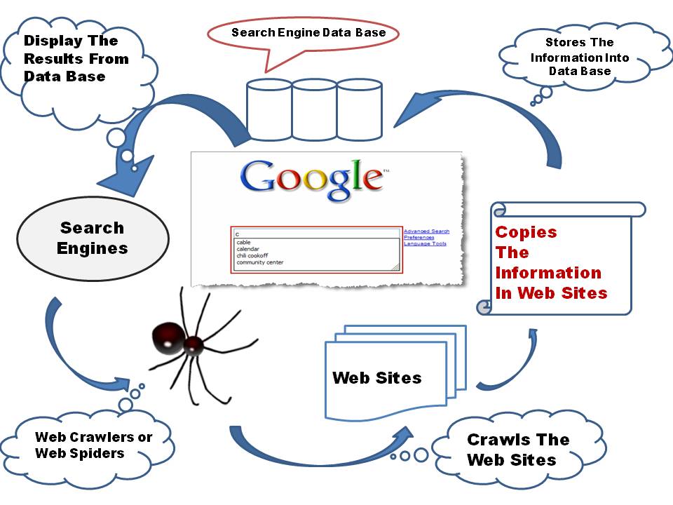 web spider collecting data