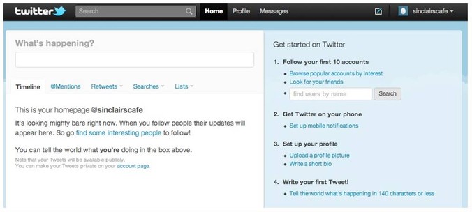 twitter conformation