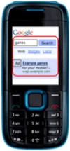 wap mobile ad on feature phone