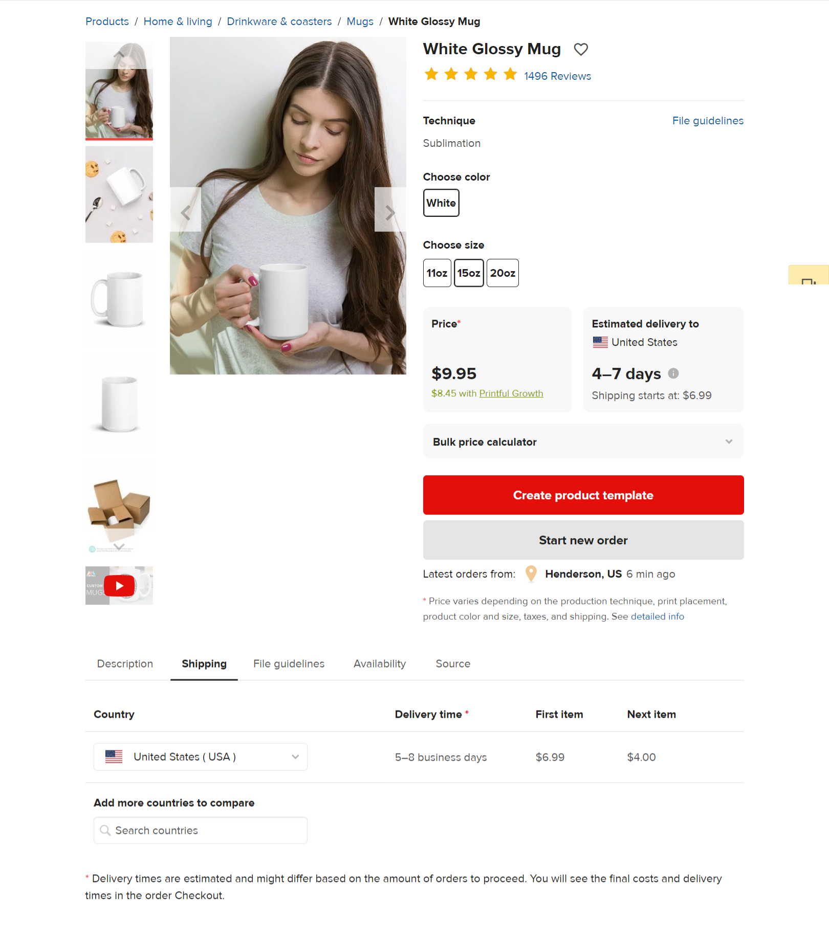 White Glossy Mug - Printful