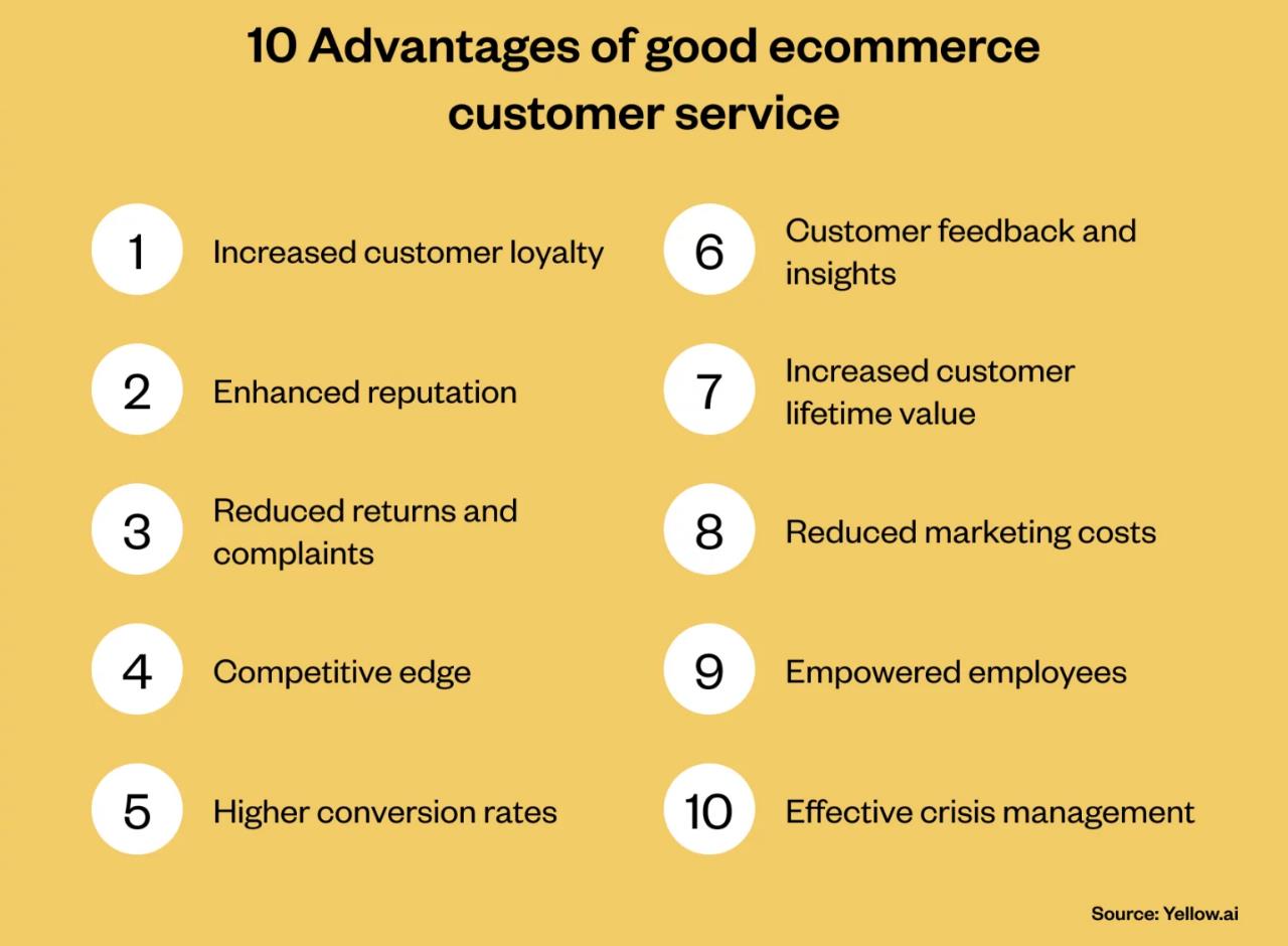 advantages of good customer service