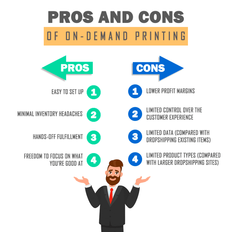 print on demand pros and cons